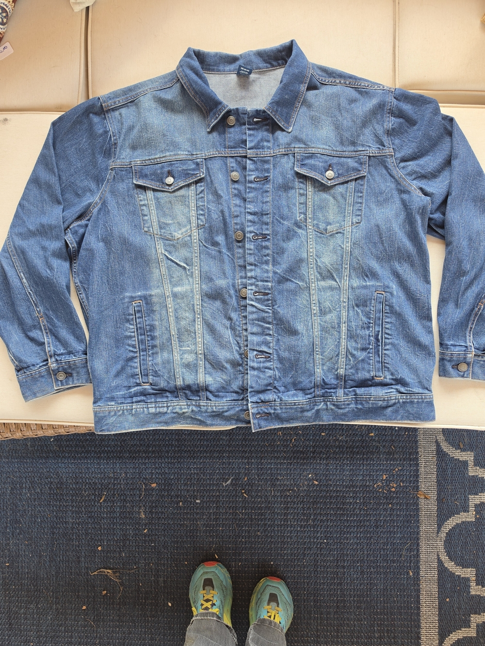 George Blue Denim Mens Jacket